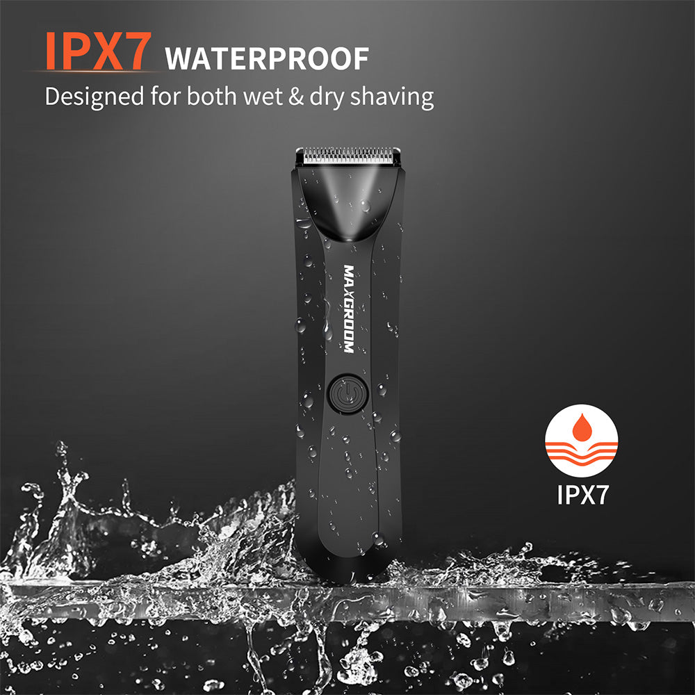 MAXGROOM Men's Shaver: Ball & Body Hair Trimmer