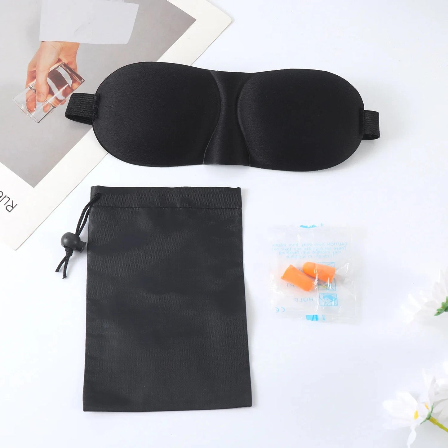 Eyepatch - 3D Sleep Mask Light Blocking, Soft & Padded