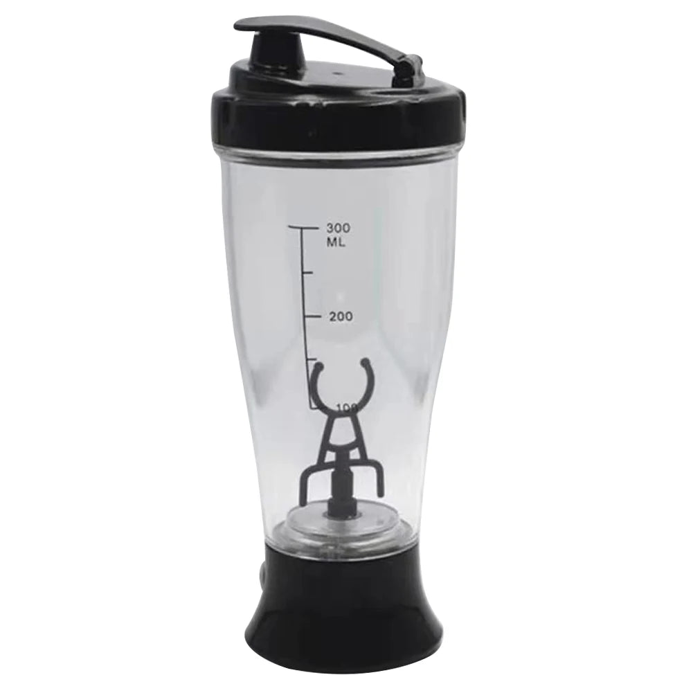 Protein Shaker: Electric Protein Shaker 350ml - Auto Stirring Gym Mixer