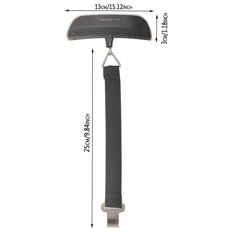 Luggage Scale - Digital LCD 110lb/50kg Portable Travel Weigher