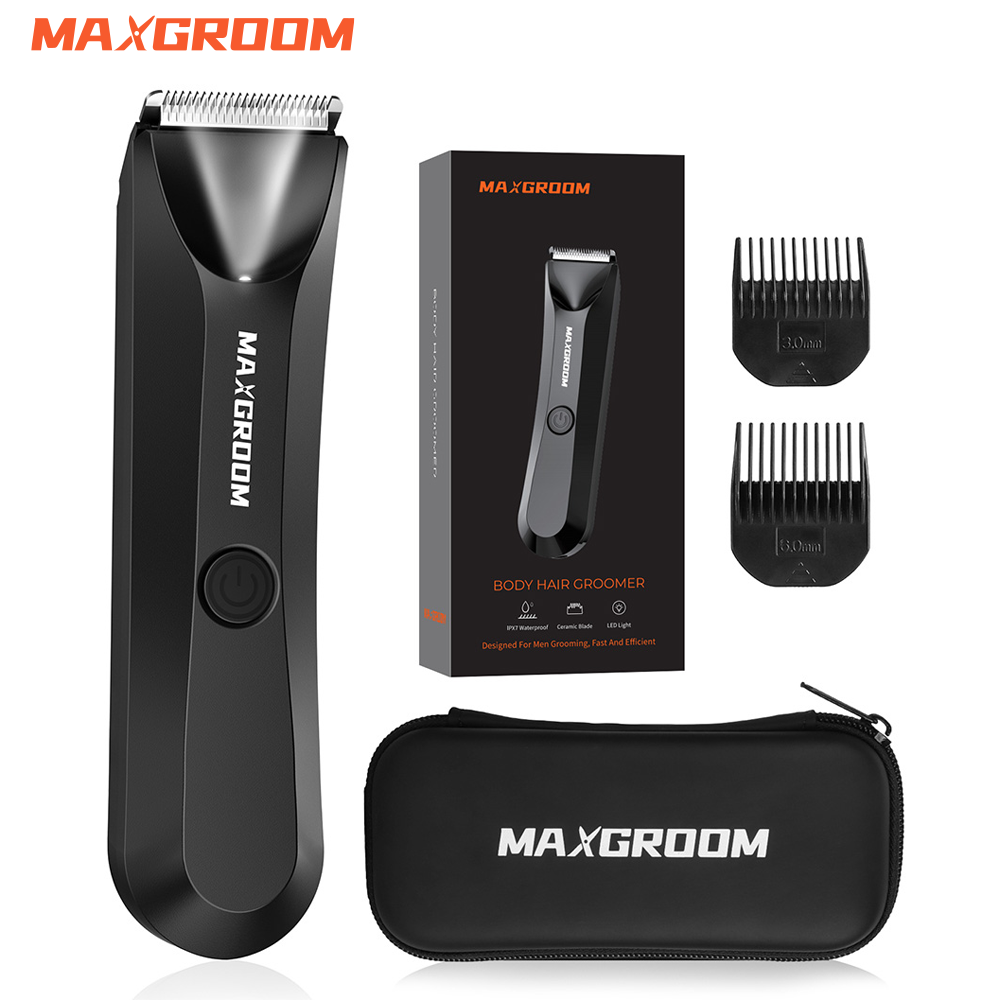 MAXGROOM Men's Shaver: Ball & Body Hair Trimmer