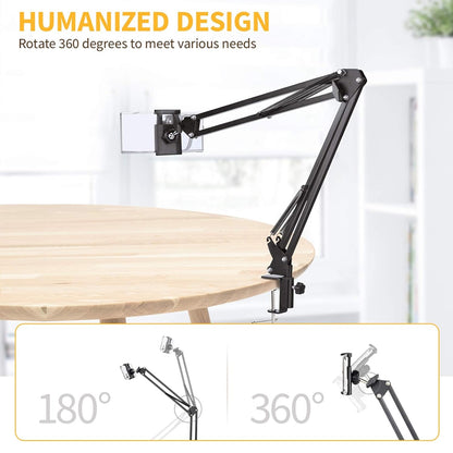 Adjustable Phone Stand for Bed & Desk - Hidden Design