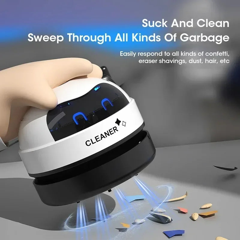 Desk Table Dust Vacuum: Handheld Mini USB Cleaner