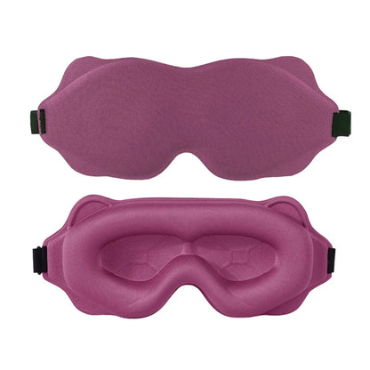 3D Sleeping Mask Light Blocker - Soft Padded Eye Shade