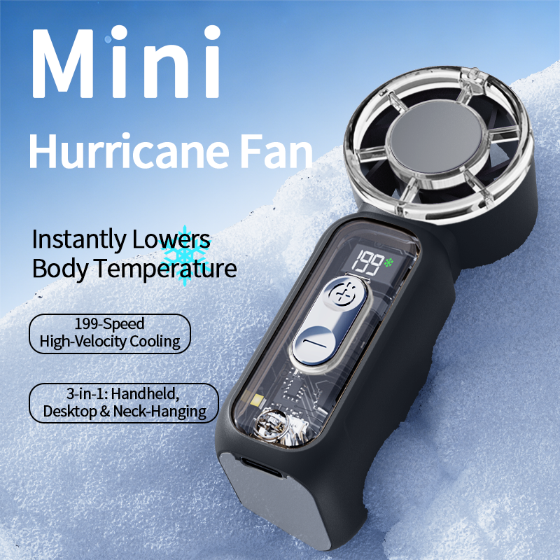 Rechargeable Handheld Mini Fan - Powerful & Ultra-Quiet