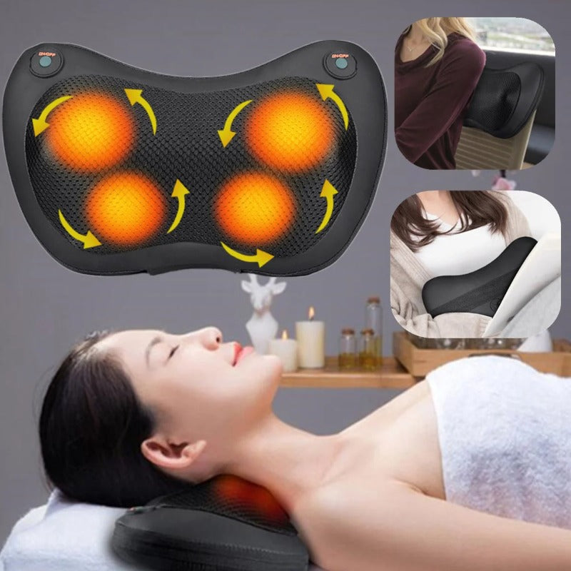 Electric Heating Neck Massager Pillow - Pain Relief & Relax