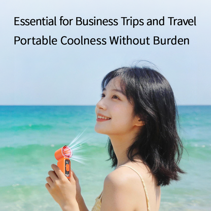 Rechargeable Handheld Mini Fan - Powerful & Ultra-Quiet