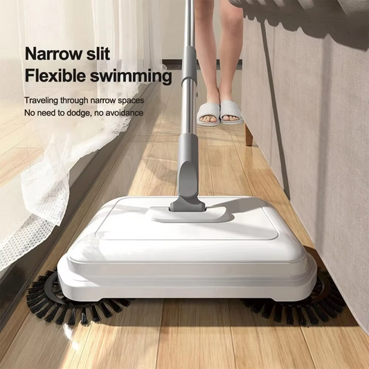 2-in-1 Push Sweeper & Mop: Ultimate Kitchen Floor Cleaner