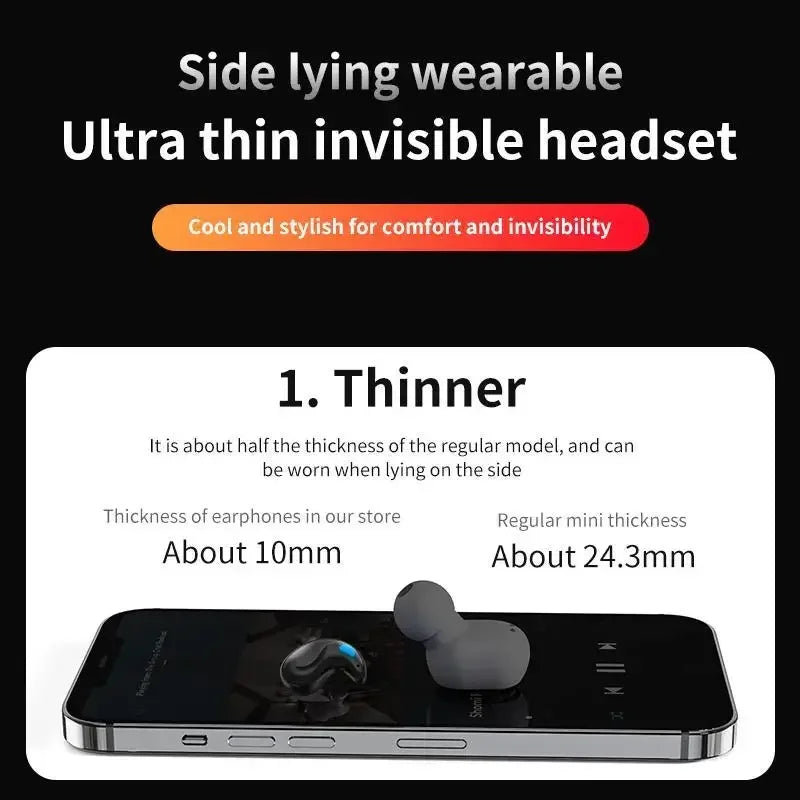 EarPods BT5.3 X55 TWS Mini Wireless Earbuds Noise Reduction
