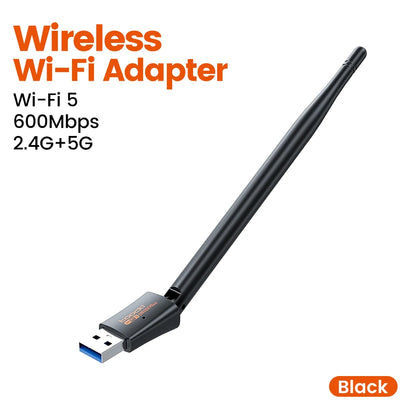 WiFi Adapter AX1300/AX900 Dual Band High-Gain Antennas