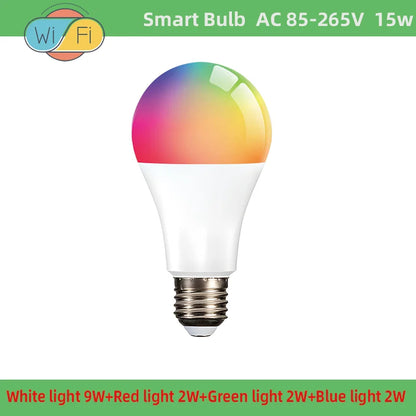 Smart Bulb E27 RGB Alexa LED - WiFi/Bluetooth Control