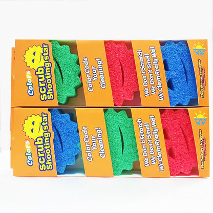 Kitchen Dishwashing Sponge - Powerful Scouring Pad