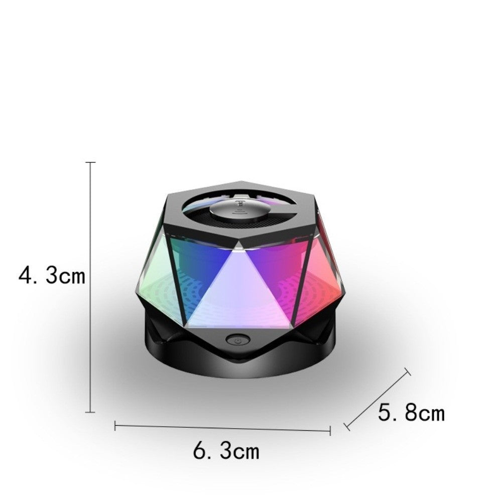 RGB Bluetooth Speaker: Magnetic, LED, Mini Sound Box & Stand