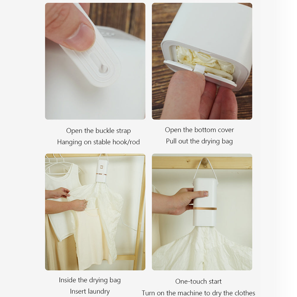 Portable Clothes Dryer - Compact & Foldable for Travel & Dorms