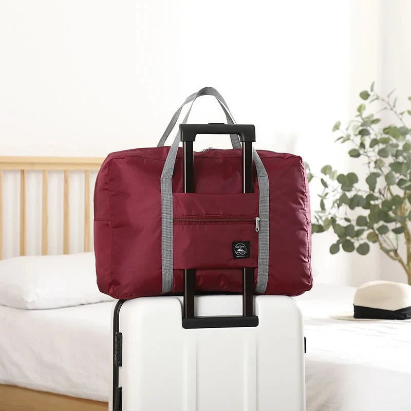 Portable Foldable Travel Duffle Bag - Large Capacity Gym Bag
