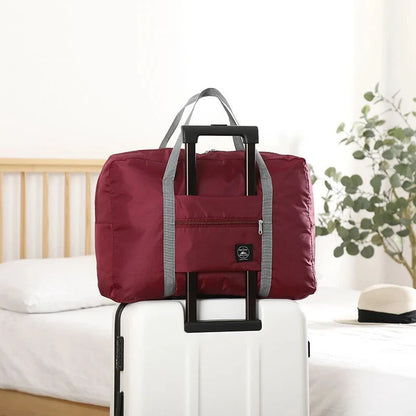 Portable Foldable Travel Duffle Bag - Large Capacity Gym Bag