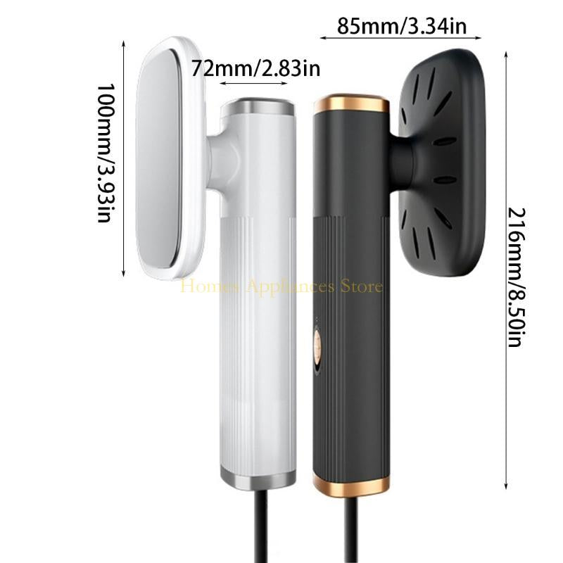 Clothes Steamer: Handheld Garment Iron - Travel Steam & Fabric Steamer