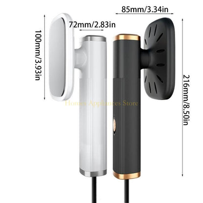 Clothes Steamer: Handheld Garment Iron - Travel Steam & Fabric Steamer