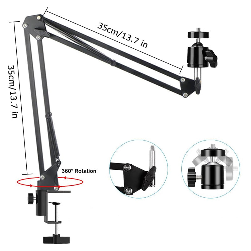 Adjustable Phone Stand for Bed & Desk - Hidden Design