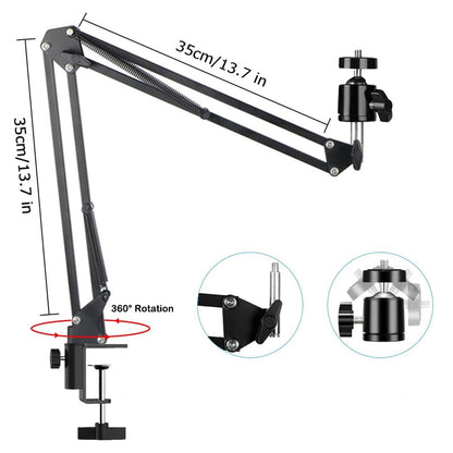 Adjustable Phone Stand for Bed & Desk - Hidden Design