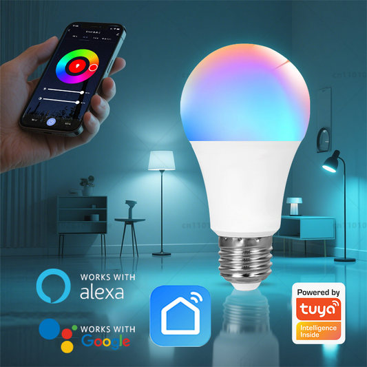 Smart Bulb E27 RGB Alexa LED - WiFi/Bluetooth Control