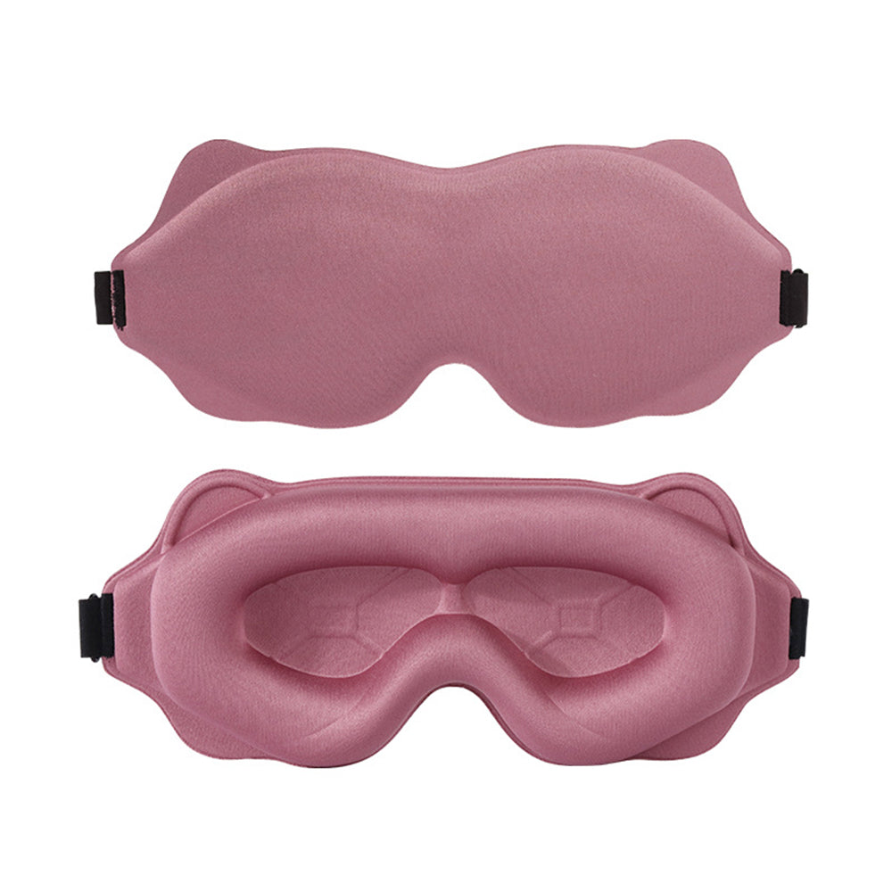 3D Sleeping Mask Light Blocker - Soft Padded Eye Shade