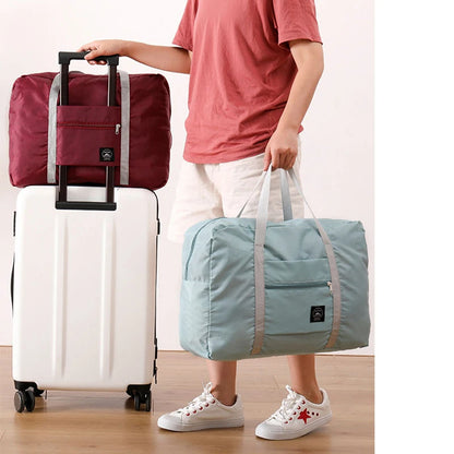 Portable Foldable Travel Duffle Bag - Large Capacity Gym Bag