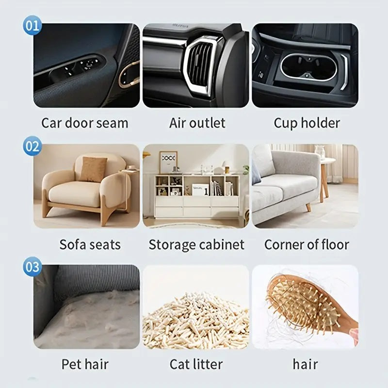 Wireless Vacuum: High Power Wireless Vacuum Cleaner for Car & Home
