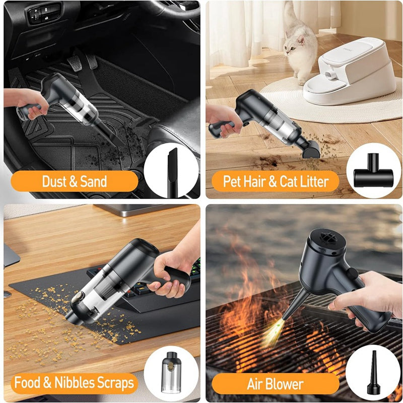 Mini Handheld Vacuum Cordless - Portable & Rechargeable Cleaner