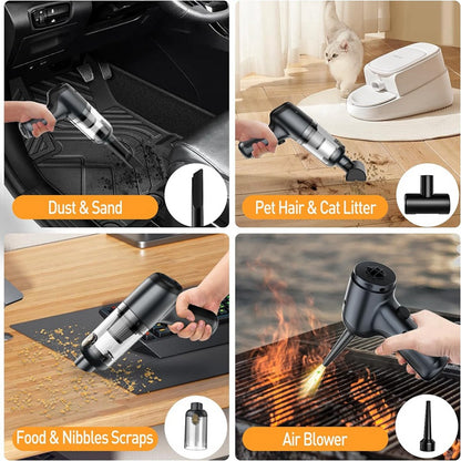 Mini Handheld Vacuum Cordless - Portable & Rechargeable Cleaner