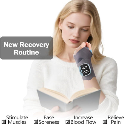 Wrist/Hand Massager: 5 Modes, 9 Intensities, Quick Fatigue Relief