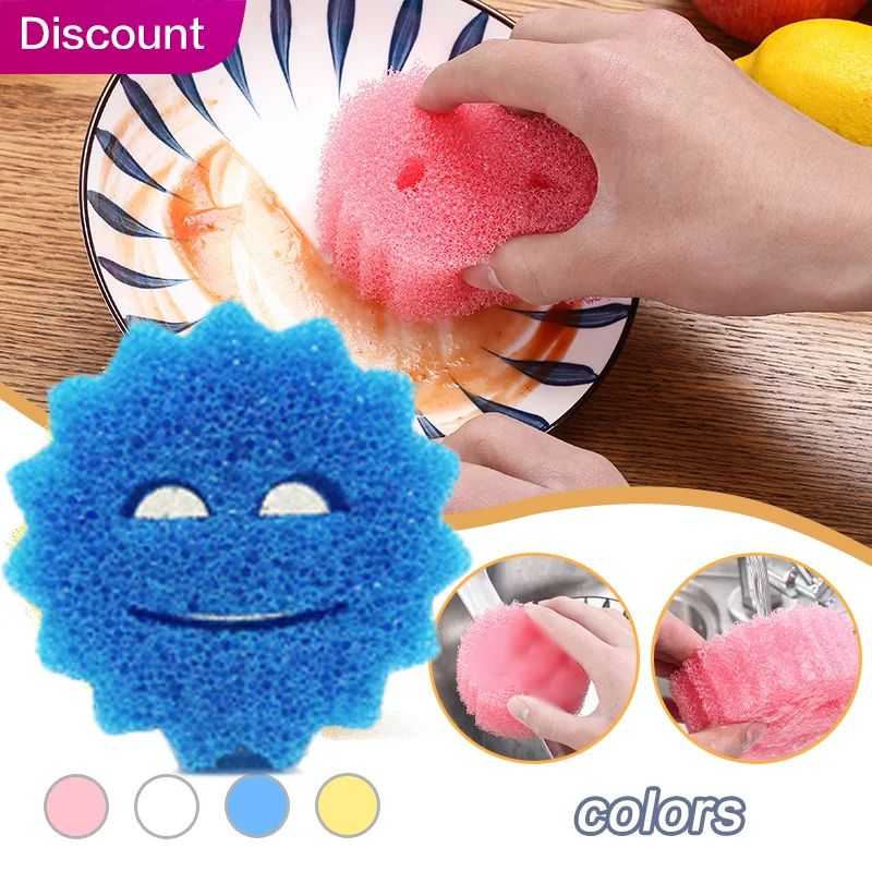 Kitchen Dishwashing Sponge - Powerful Scouring Pad