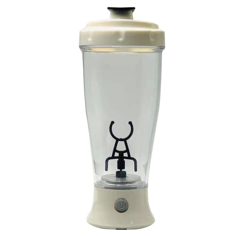 Protein Shaker: Electric Protein Shaker 350ml - Auto Stirring Gym Mixer