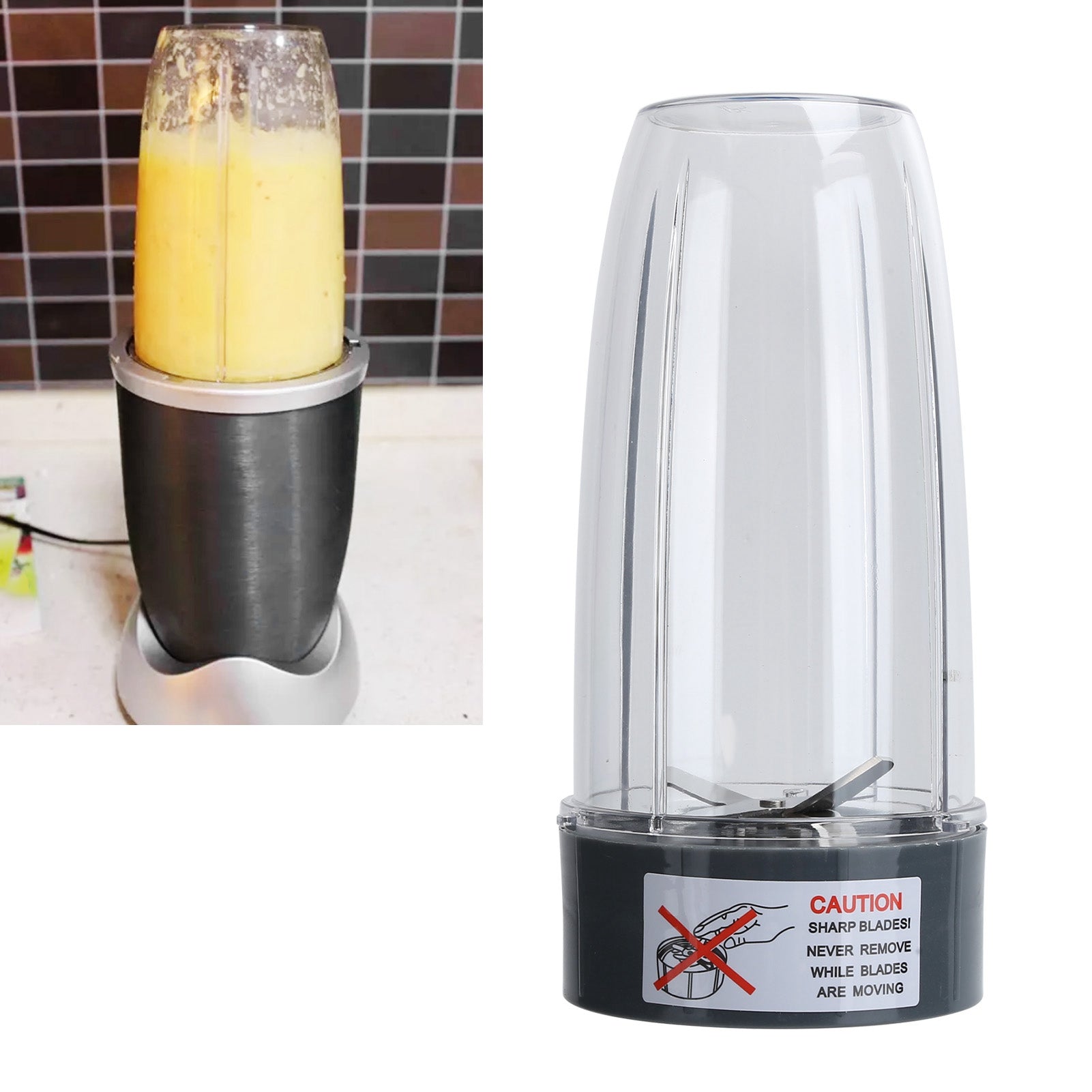 32OZ Juicer Machine Cup & Blade for 600W/900W Blender Replacement