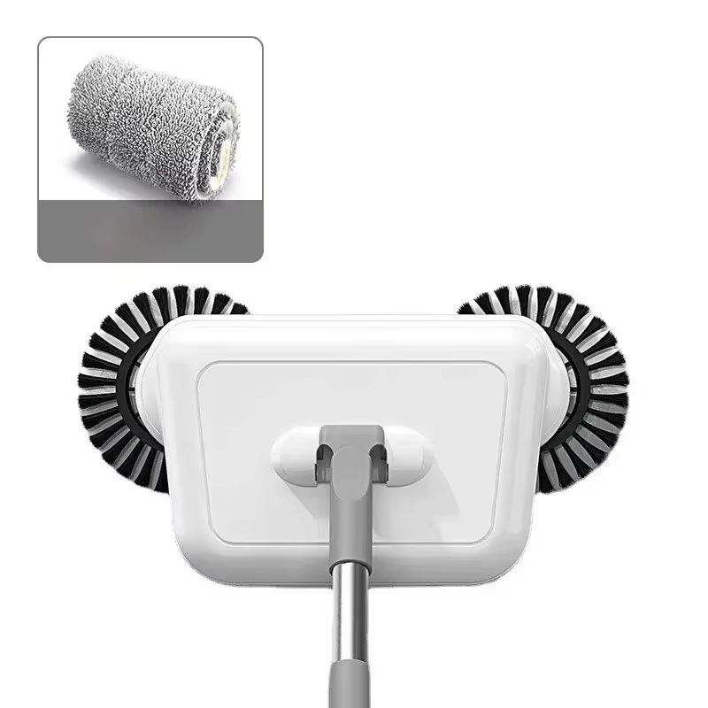 2-in-1 Push Sweeper & Mop: Ultimate Kitchen Floor Cleaner