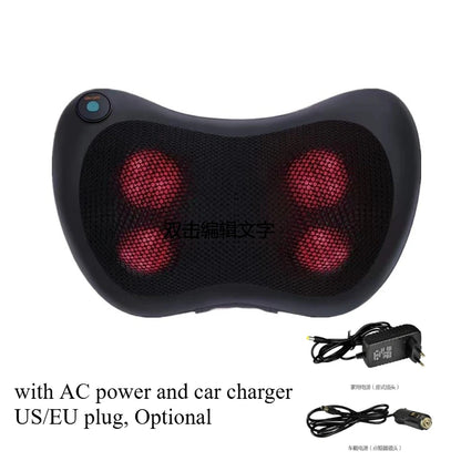 Electric Heating Neck Massager Pillow - Pain Relief & Relax