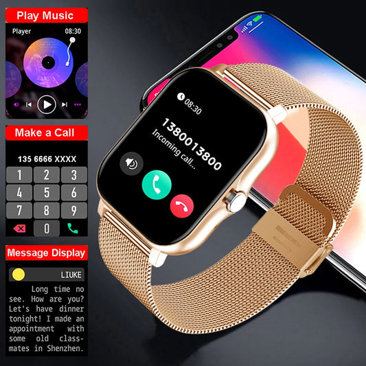 Smart Watch 2025: 2.01'' AMOLED, BT Call, Waterproof, Sport