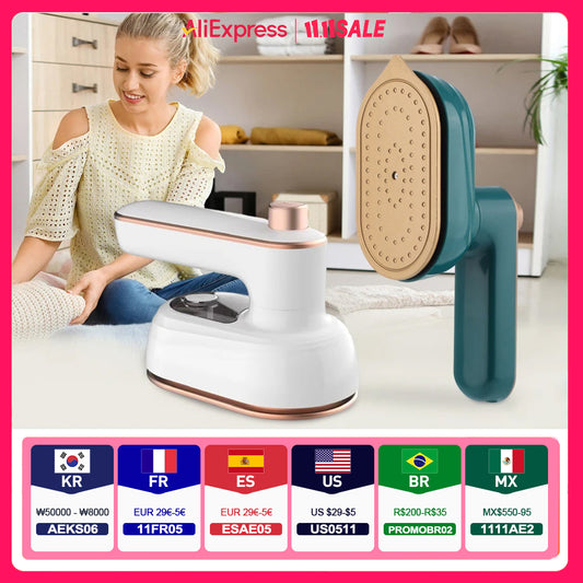 Clothes Steamer: Portable Garment Steamer - Mini Handheld Iron for Travel