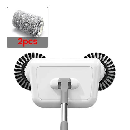 2-in-1 Push Sweeper & Mop: Ultimate Kitchen Floor Cleaner