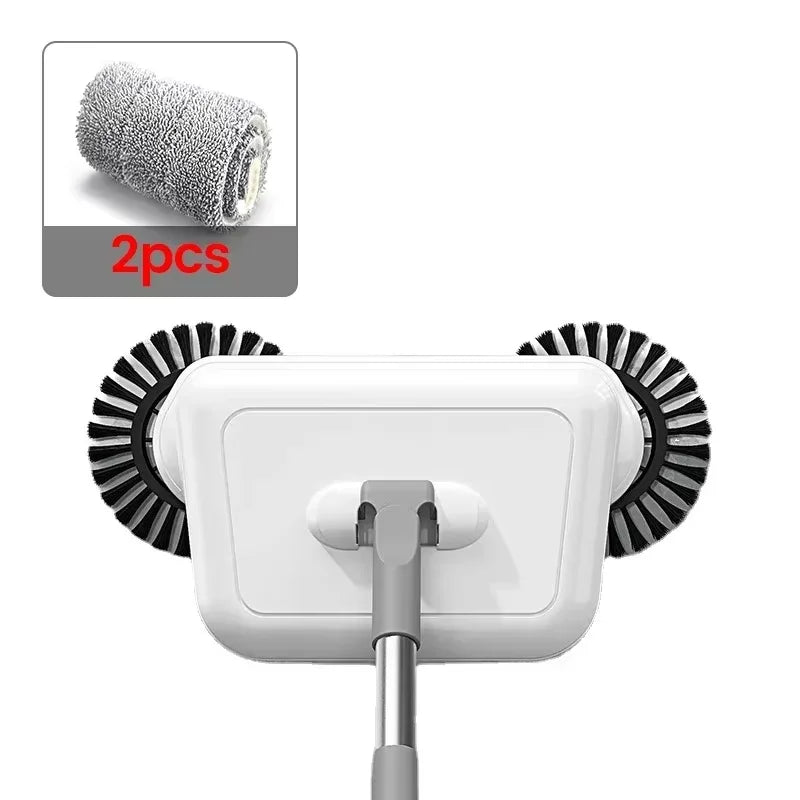 2-in-1 Push Sweeper & Mop: Ultimate Kitchen Floor Cleaner