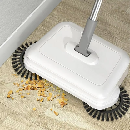 2-in-1 Push Sweeper & Mop: Ultimate Kitchen Floor Cleaner