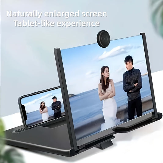 3D HD Phone Screen Magnifier - Foldable Stand for Movies