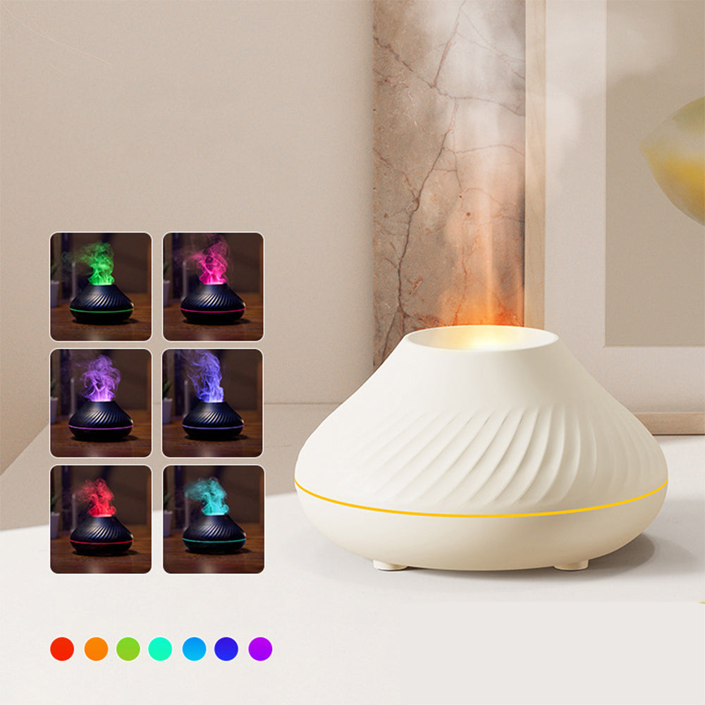 Volcanic Flame Electric Aroma Diffuser LED Air Humidifier