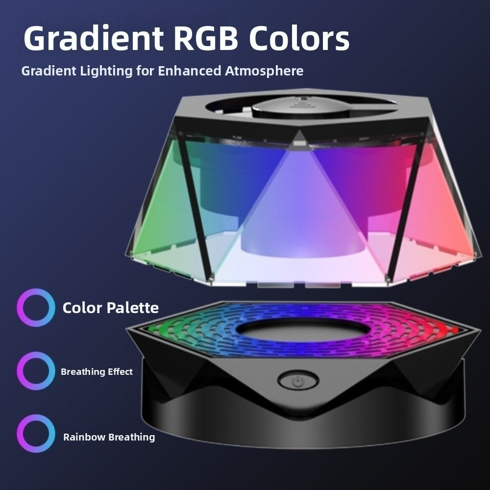 RGB Bluetooth Speaker: Magnetic, LED, Mini Sound Box & Stand