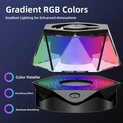 RGB Bluetooth Speaker: Magnetic, LED, Mini Sound Box & Stand