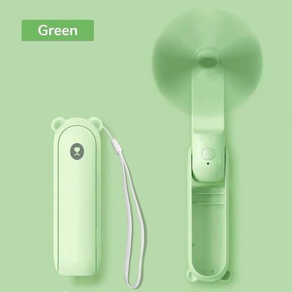 Portable Mini Fan - USB, 3-Speed, Foldable Handheld