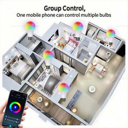 Smart Bulb E27 RGB Alexa LED - WiFi/Bluetooth Control