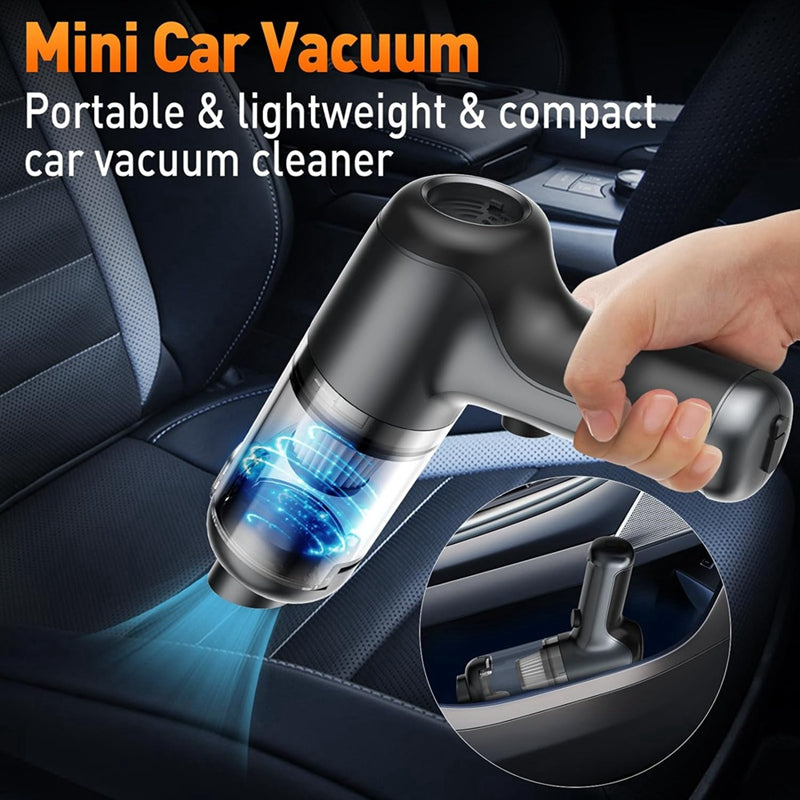 Mini Handheld Vacuum Cordless - Portable & Rechargeable Cleaner