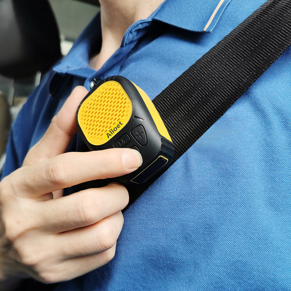 Wearable Bluetooth-Compatible Speaker Waterproof Magnetic Clip-On Wireless Portable Speaker W/ Mic Hands-Free Music/Call