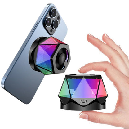 RGB Bluetooth Speaker: Magnetic, LED, Mini Sound Box & Stand